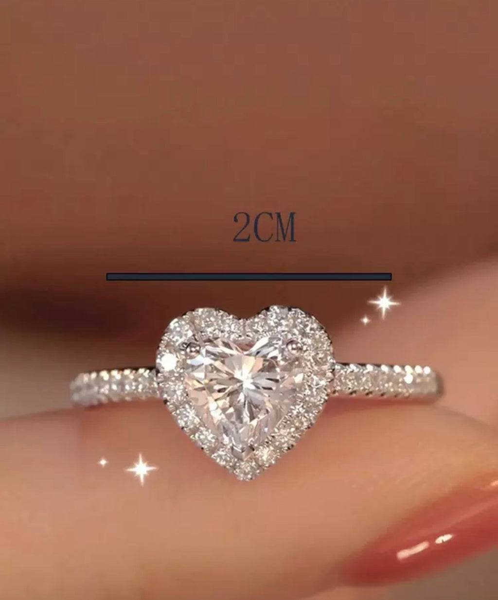 Corazón Brillante Ring