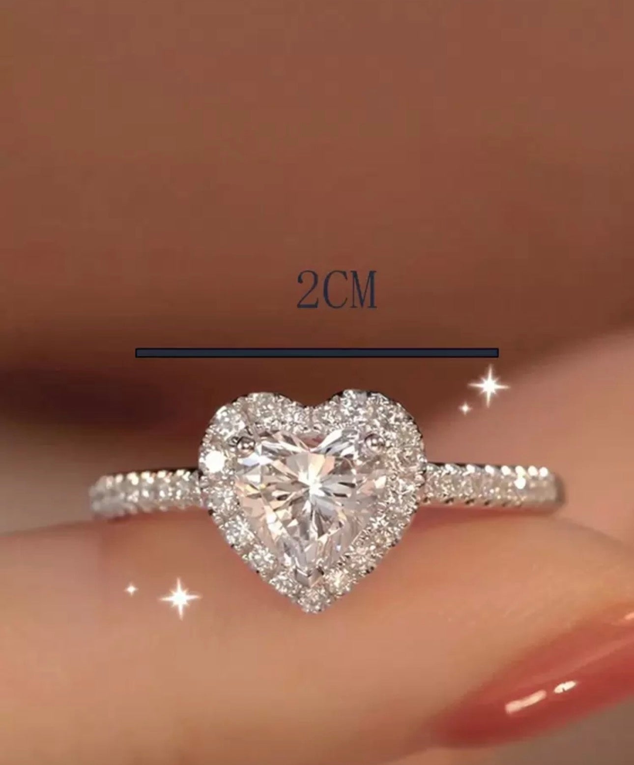 Corazón Brillante Ring